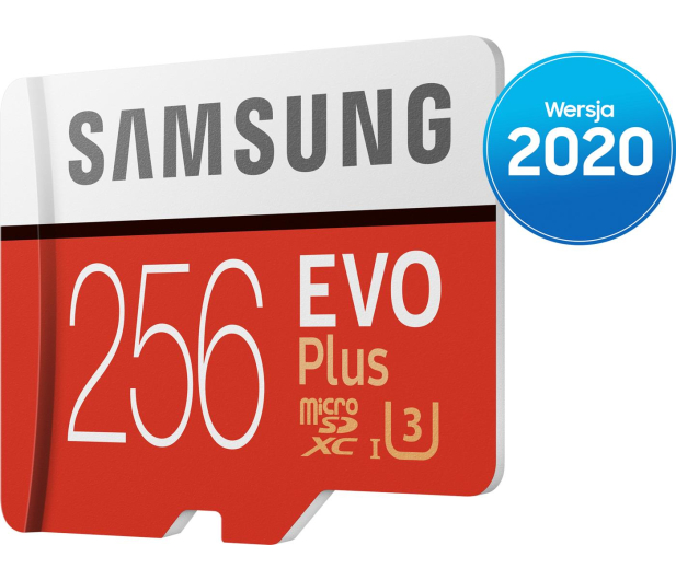 Samsung 256GB microSDXC Evo Plus zapis90MB/s odczyt100MB/s - 577328 - zdjęcie 3